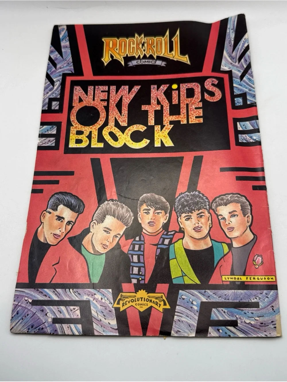 New Kids on the Block (NKOTB) Book and Comic Book Collectible Set of 8 Ephemera